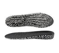 Semelles Rehaussantes Semelles intérieures rehaussantes for chaussures, mousse de particules riz sautées en PU, respirantes, douces(2.5cm Black,EU 41-42)