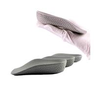 Semelles Rehaussantes Semelles rehaussantes for baskets, talonnettes, coussinets souples en mousse à mémoire de forme Chaussure(Grey-1 pair,3.5 cm)