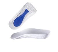 Semelles Rehausseurs de Taille Semelles intérieures for hommes et femmes, 2 pièces, for augmenter la hauteur des pieds plats, soutien de voûte plantaire(White 1.5cm)