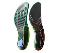 Semelles spéciales pour course à pied, marathon, test corporel, paume complète, panneau en carbone véritable, mise à niveau de vitesse (rouge, 43-44)