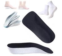 Semelles Staturelabs, Semelles Staturelabs Stratus Lift 2.0, Se Cachent Dans N'importe Quel Type De Chaussure, Semelles Orthopédiques Unisexes Ultra Confortables (Black,0.98IN)