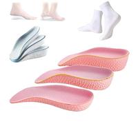Semelles Staturelabs, Semelles Staturelabs Stratus Lift 2.0, Se Cachent Dans N'importe Quel Type De Chaussure, Semelles Orthopédiques Unisexes Ultra Confortables (Pink,Mix)