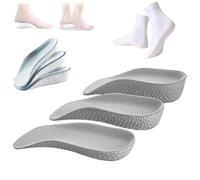 Semelles Staturelabs, Semelles Staturelabs Stratus Lift 2.0, Se Cachent Dans N'importe Quel Type De Chaussure, Semelles Orthopédiques Unisexes Ultra Confortables (Gray,Mix)