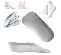 Semelles Staturelabs, Semelles Staturelabs Stratus Lift 2.0, Se Cachent Dans N'importe Quel Type De Chaussure, Semelles Orthopédiques Unisexes Ultra Confortables (Gray,0.98IN)