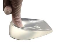 Semelles Surélevées Semelle intérieure en Gel de Silicone for augmenter la hauteur, Inserts levage du talon(L Height 1cm)