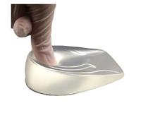 Semelles Surélevées Semelle intérieure en Gel de Silicone for augmenter la hauteur, Inserts levage du talon, protecteur soins des pieds(L Height 3cm)