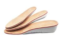Semelles Surélevées Semelles intérieures en cuir for augmenter la hauteur, coussinet de chaussure peau porc, inserts soins des pieds(15mm height,S 225mm to 260mm)