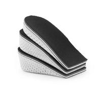 Semelles Surélevées Semelles intérieures respirantes for augmenter la hauteur, en mousse à mémoire de forme, Inserts levage talon(Half pad 5cm)