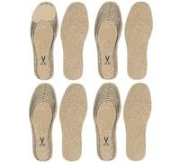 Semelles thermiques en feutre de laine, 8/4/2 pièces, bottes respirantes absorbant la sueur, coussinet pied for garder au chaud, épais, coussin d'hiver(4Pairs)