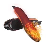 Semelles thermiques rechargeables, semelles chauffantes avec contrôle d'application avec 3 réglages de température, coussin thermique rechargeable par USB, semelle électrique de 3