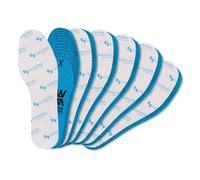 Semelles Worker Walker Fresh Carbonex anti-transpiration antibactériennes, chaussures de travail - 6 paires - tailles 36-46 EU 36/45