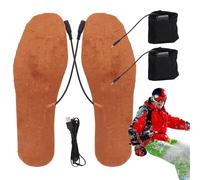 semellesChaussures chauffantesUSB - semelleschauffantesÉlectriques Rechargeables - Tapis De Chaussette Chauffant pour Pieds Doux, semelleschauffantesPour Sports De Plein Air d'hiver, Taille 3