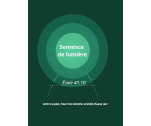 Semences de lumière: Ecrire , méditer et ancrer des affirmations