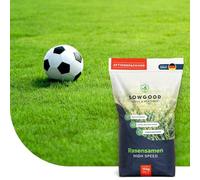 Semences Gazon Sport et Jeux 10 kg pour 500 m² - Gazon ultra résistant et dense - Croissance rapide - Idéal pour les aires de jeux, les jardins familiaux et les terrains fréquentés