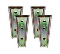 Semetall Connecteurs de meubles, 6 boulons de fixation de canapé, connecteur de canapé sectionnel, accessoires de cadre de lit (longueur 120 mm - couleur)
