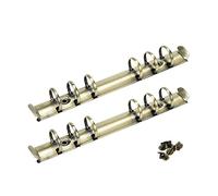 Semetall Kit de remplacement pour classeur à 6 anneaux A6 - Bronze