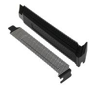 Semetall Lot de 20 plaques d'obturation pour fente PCI 121 x 19 mm en acier dur (noir)