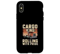 Semi-Camion Cargo King Rolling with Pride Coque pour iPhone X/XS