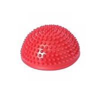 Semi-circular Massage Ball, Hedgehog Ball Yoga Massage Ball for Balance Training, (red)