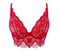 Semi-Corset - Rouge En Dentelle