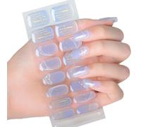 Semi Cured Gels Nails Stickers UVs/LED Lamp Required Polish Wraps Fashion Design Art Stickers Wome Strips Pedicures Starter Kits Christmas Thanksgiving Uvs Required