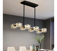 Semi Flush Mount Ceiling Light Fixture, Crystal Chandeliers,Farmhouse Lighting Fixtures for Dining Living Room Kitchen Bedroom Entryway