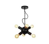 Semi Flush Mount Ceiling Light Fixture,Sputnik Chandelier,Ceiling Lamp with Base for Farmhouse Dining Living Room Bedroom Study Kitchen