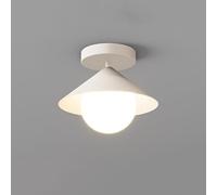 Semi Flush Mount Plafond Light avec Globe Acrylique Shade, Moderne Minimaliste près du Plafond Luminaire, G9 Socket Petite Lampe de Plafond Intérieure Pour Couloir Entryway Chambre à Coucher Salon,
