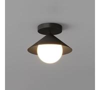 Semi Flush Mount Plafond Light avec Globe Acrylique Shade, Moderne Minimaliste près du Plafond Luminaire, G9 Socket Petite Lampe de Plafond Intérieure Pour Couloir Entryway Chambre à Coucher Salon,