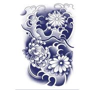 Semi Permanent Body Stickers, Realistic Fake Body, Waterproof Flower Body Stickers, Body Pattern, Fake Body Art Designs, Flower Body, Holiday Body Stickers, for Lovers