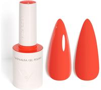 Semi-Permanent Gel Nail Polish Bright Orange Bright Orange Uv Soak Off Gel Polish Manicure