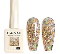 Semi-Permanent Nail Polish Nude Brown Glitter Nail Polish Gel Nail Polish Soak Off Manicure Varnish