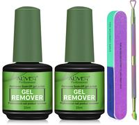 Semi-Permanent Nail Polish Remover, 2 X Semi-Permanent Magic Remover With Nail File And A Nail Cuticle Pusher, Semi-Permanent Nail Remover ¿ Quick And Easy Removal Of Gel Nail Polish
