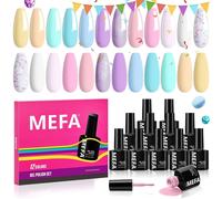 Semi-Permanent Uv Gel Polish For Summer 12 Colours Macaroon Pastel White Yellow Pink Green Nude Purple Blue Nail Polish Kit Nail Art Soak Off Gel Polish French
