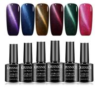 Semi Permanent Vernis à Ongles Gel Magnétique 3D Oeil de Chat Armée Vert Marine Bleu Royal Jade Olive Bleu Vert Turquoise Couleur