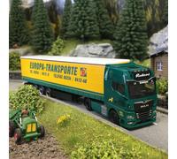 Semi-remorque bâchée, MAN TGX GX, Rubart Europa Transporte - HERPA 319874 - HO 1