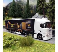 Semi-remorque Renault T Lowliner, Blanc et noir - Herpa 317467 - HO 1/87