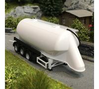 Semi-remorque silo vrac Feldbinder 35 m³ 3 essieux, blanc- HERPA 076821-002 - HO