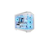 Semi-tour gaming MC-3TCORE ATX triple fenêtre verre trempé USB-C blanc