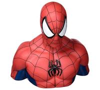 Semic Distibution Marvel Spiderman, 3760226372332, Rouge, Buste Tirelire