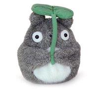 Peluche beanbag Mon Voisin Totoro / Totoro avec sa feuille