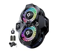 Semiconductor Phone Cooling Radiator | Core Fan | Temp Display | Coolers | Anti-Slip Silicone Clamp | Unblocked Lens Design | Mobile , Live Stream & Outdoor Recording