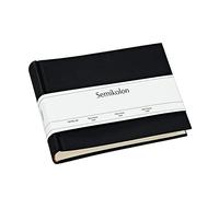Semikolon 350983 Album Classic Small - 21,5 x 16 cm - 80 pages couleur crème, pour 10 x 15 photos - noir