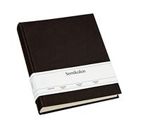 Semikolon 351008 Album photo Classic Medium - 21,6 x 25,5 cm - 80 pages couleur crème, pour 160 photos - noir