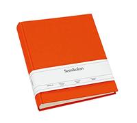 Semikolon Medium Bound Album photo en lin, Orange, Medium