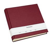 Semikolon 351043 Album photo Classic XLarge - 32 x 31 cm, 130 pages couleur crème, pour 260 photos - bordeaux foncé