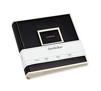 Semikolon 351136 Album 200 pochettes - 23 x 22,3 cm - 100 pages couleur crème, pour 200 photos 10 x 15 - noir