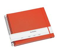 Album à spirales Mucho crème orange +++ 45 feuilles de papier cartonné +++ album photos pour ENCOLLER DES PHOTOS +++ qualité originale Semikolon