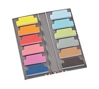 Semikolon 353103 marqueurs autocollants - bandes adhésives, marqueurs adhésifs, notes autocollantes - 40 notes autocollantes de 12 couleurs différentes au format 5 x 2 cm
