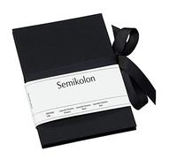 Semikolon 353210 Leporello Classico 12,2 x 17,7 cm - 14 photos 10 x 15 cm - Livre photo accordéon - noir